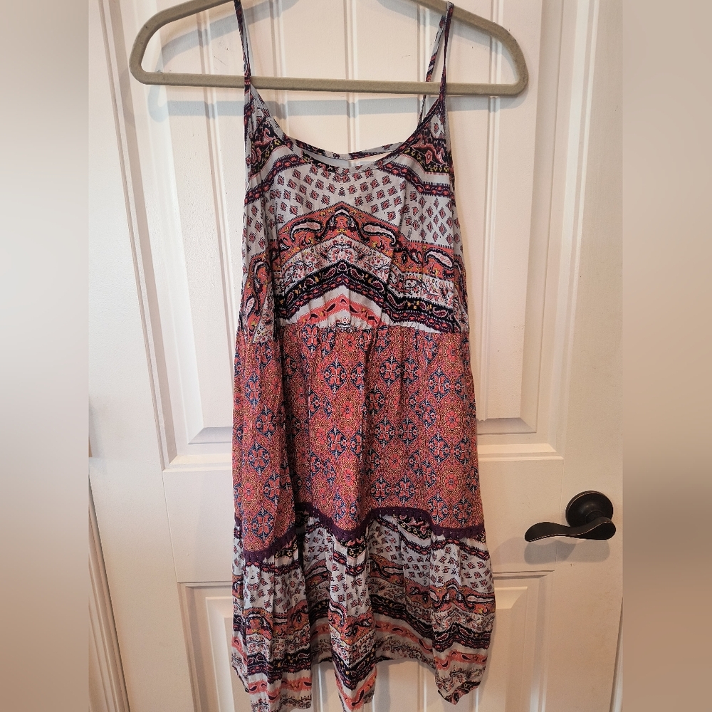 Bohemian Multicolor Sleeveless Dress